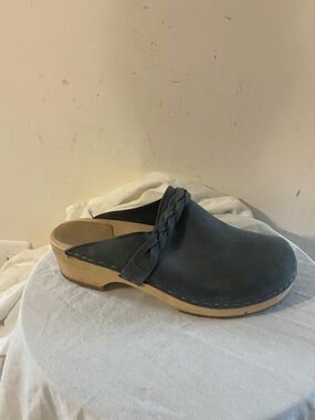 Sandgrens Swedish Braided Suede Leather Clog